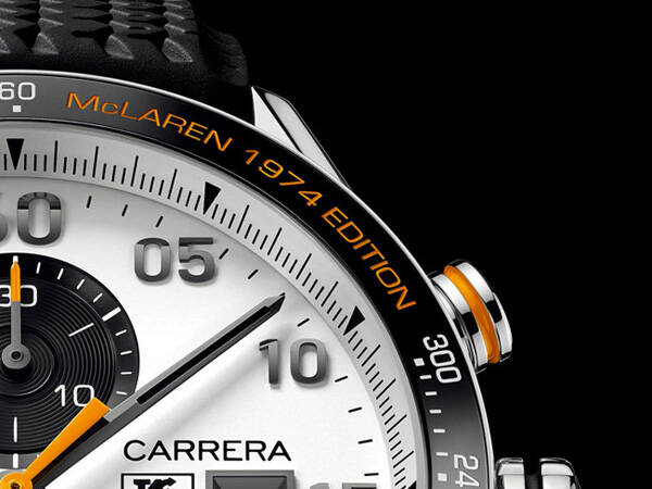 TAG Heuer Carrera McLaren 1974     TAG Heuer 推出迈凯轮40周年特别版腕表