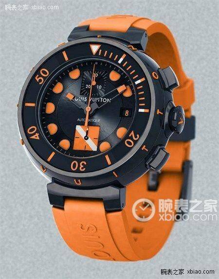 LV_黑金Tambour Diving II 潜水计时表