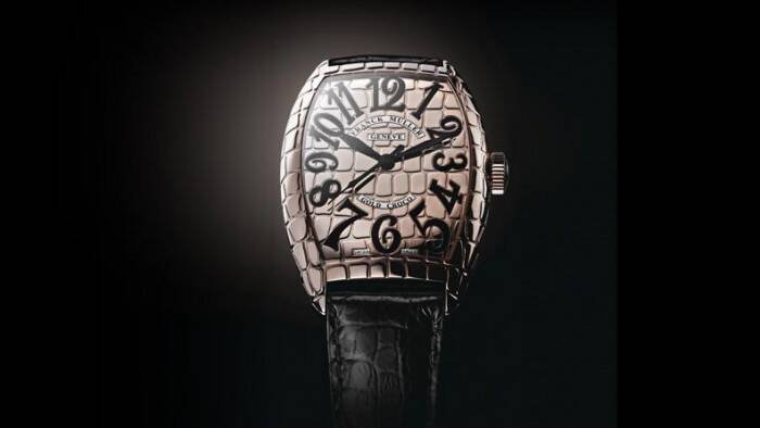 法兰克穆勒_鳄鱼爬上表盘——FRANCK MULLER® GOLD CROCO腕表